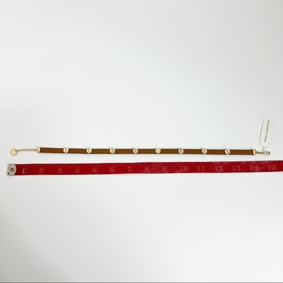 French Connection Leather double Wrap Bracelet NWT - Picture 2 of 7